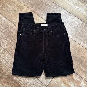 Madewell | High Riser 9” Skinny Skinny Corduroy 
Jeans